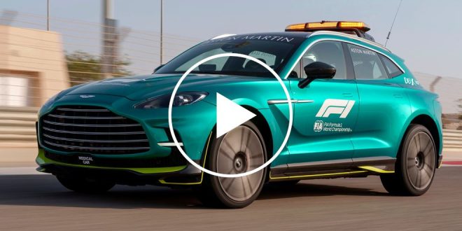 La nouvelle voiture médicale de la F1 est le SUV DBX707 d'Aston Martin qui développe 700 chevaux - Autobala.com