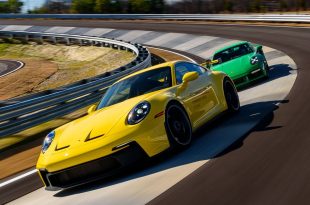 Le nouveau camion de Porsche imite Daytona, Laguna Seca et Nürburgring - Autobala.com