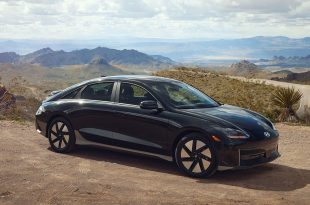 2023 Hyundai Ioniq 6 SE Long Range roule sur la Route 66 - Autobala.fr