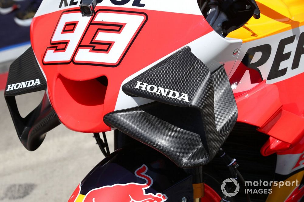 Marc Marquez, moto de l'équipe Repsol Honda