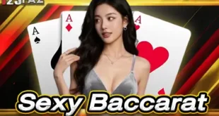Sexy Baccarat, un jeu de baccara en ligne populaire, facile à jouer via 123FAZ.